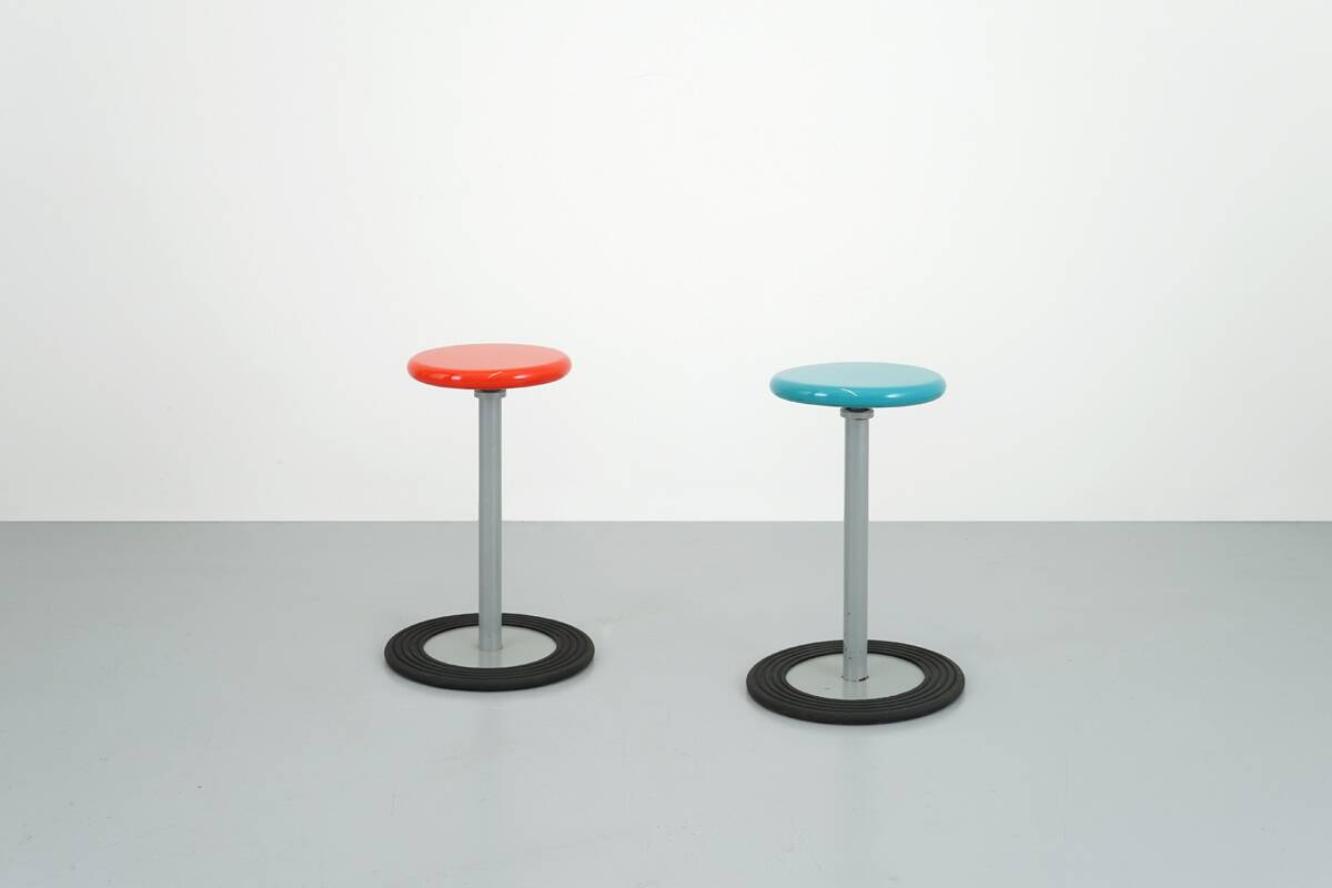 Spring stool by Toshiyuki Kita, Tribu edition, circa 1980