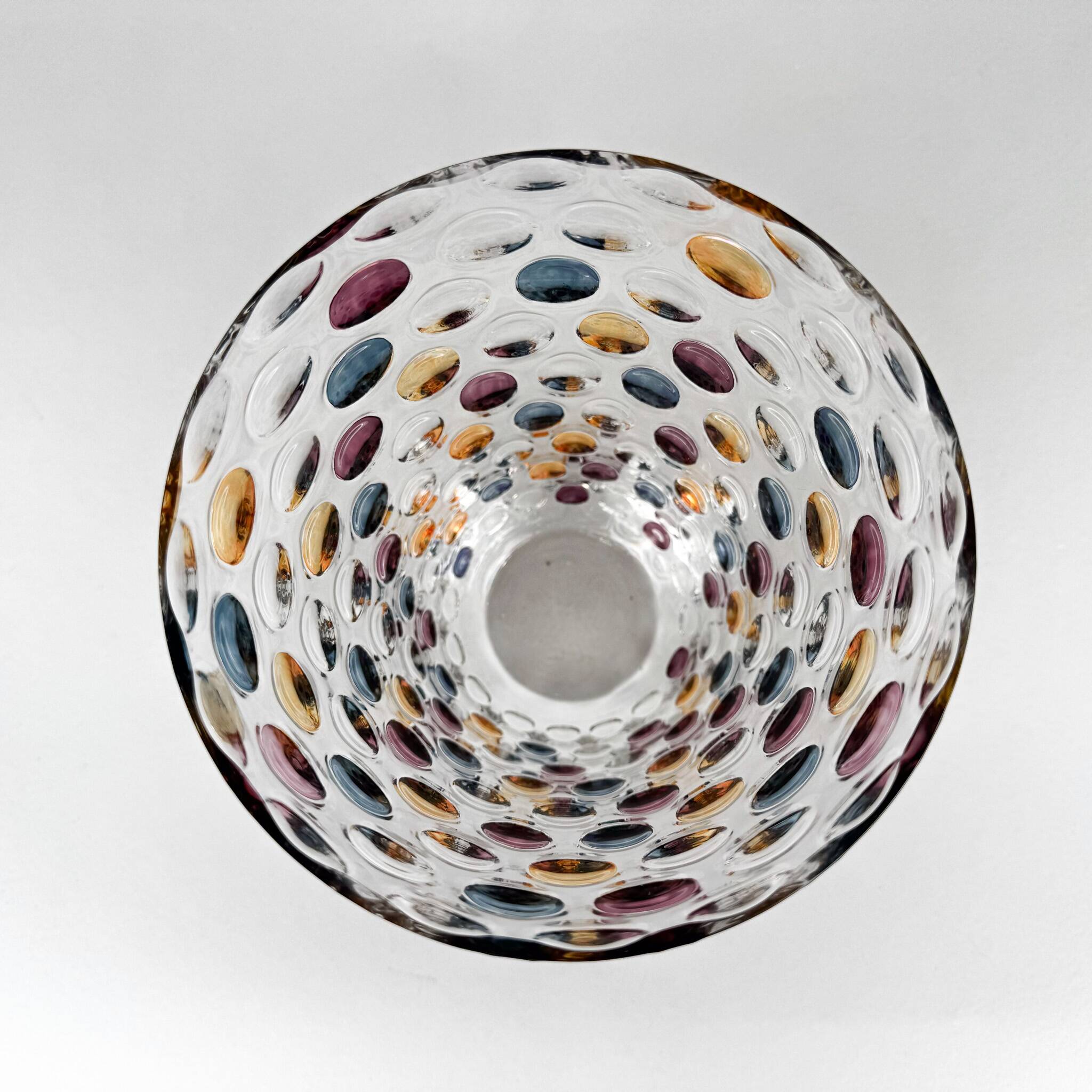 1950's Blown Vase by Max Kannegiesser, Czechoslovakia