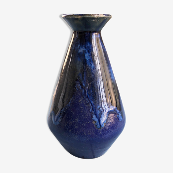 Blue vase XS signed jeb