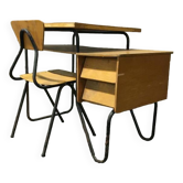 Bureau enfant vintage et sa chaise