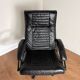 Danish swivel armchair in black leather – 1970s/80s - Skipper Furniture