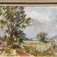 Original Swedish Oil on Canvas – “Landscape” by Sigurd Hagegård – Signed – Vintage & Framed – 62 × 53 cm (24.4" × 20.9")