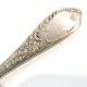 Art Deco sugar spoon, silver-plated brass, Poland, 1930s