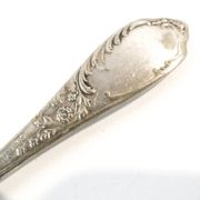Art Deco sugar spoon, silver-plated brass, Poland, 1930s