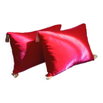 Lot de  2 coussin Goa Le monde Sauvage rose