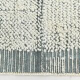 4x7 Shade Of Gray & White Neutral Vintage Rug, 136x199Cm