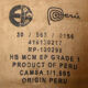 Backpack coffee in jute canvas 'Peru '.