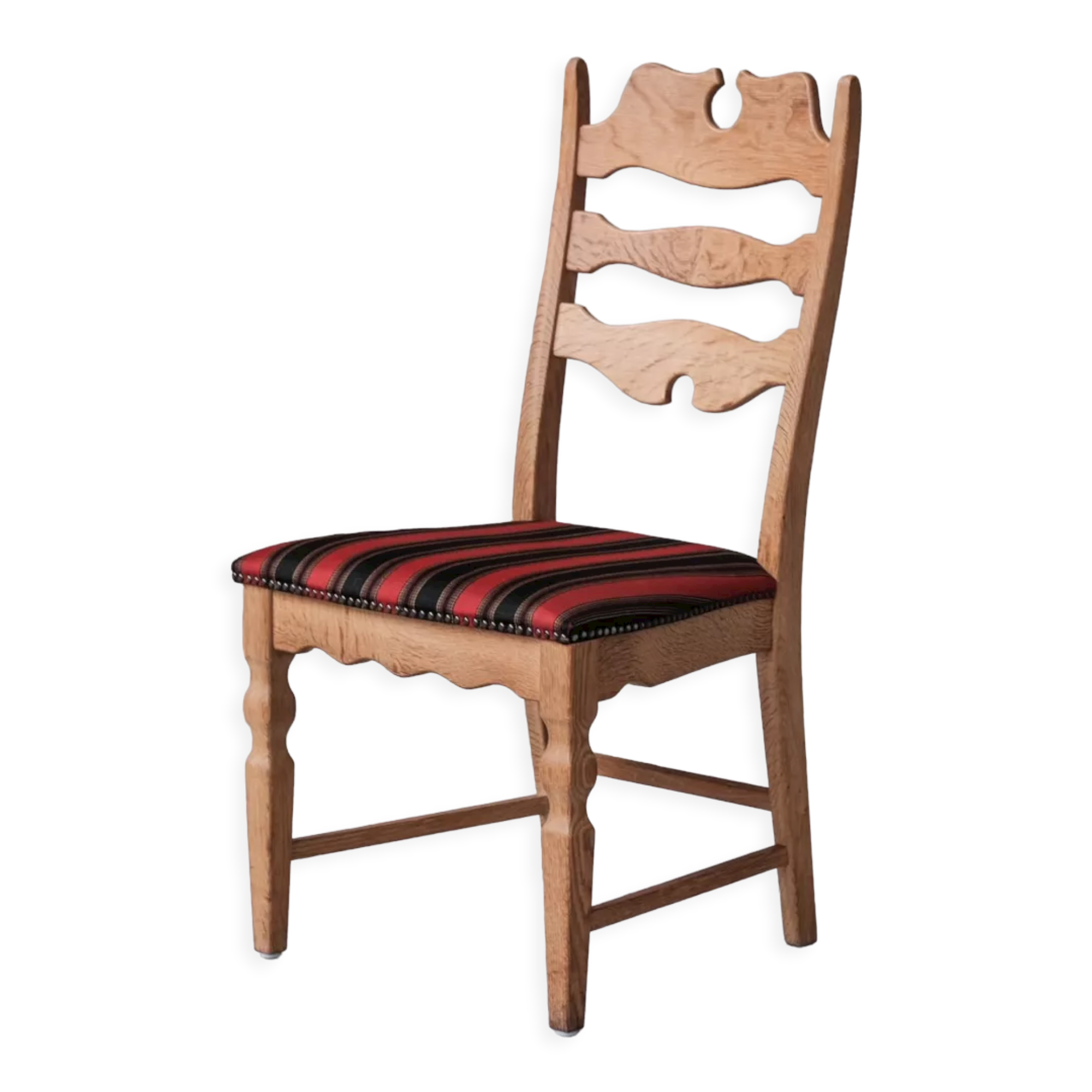 Oak danish mid-century dining chairs