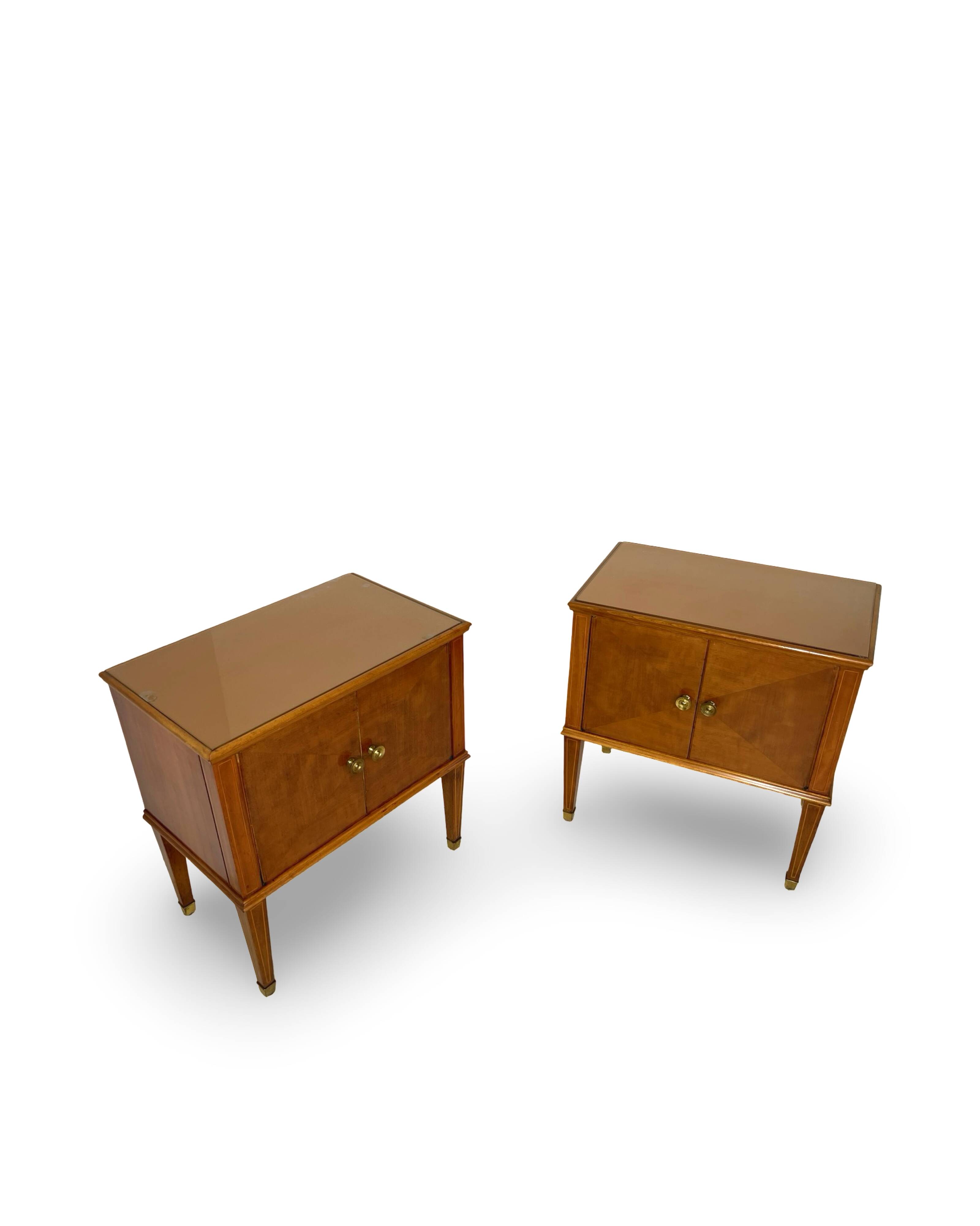 italian nightstands1950s