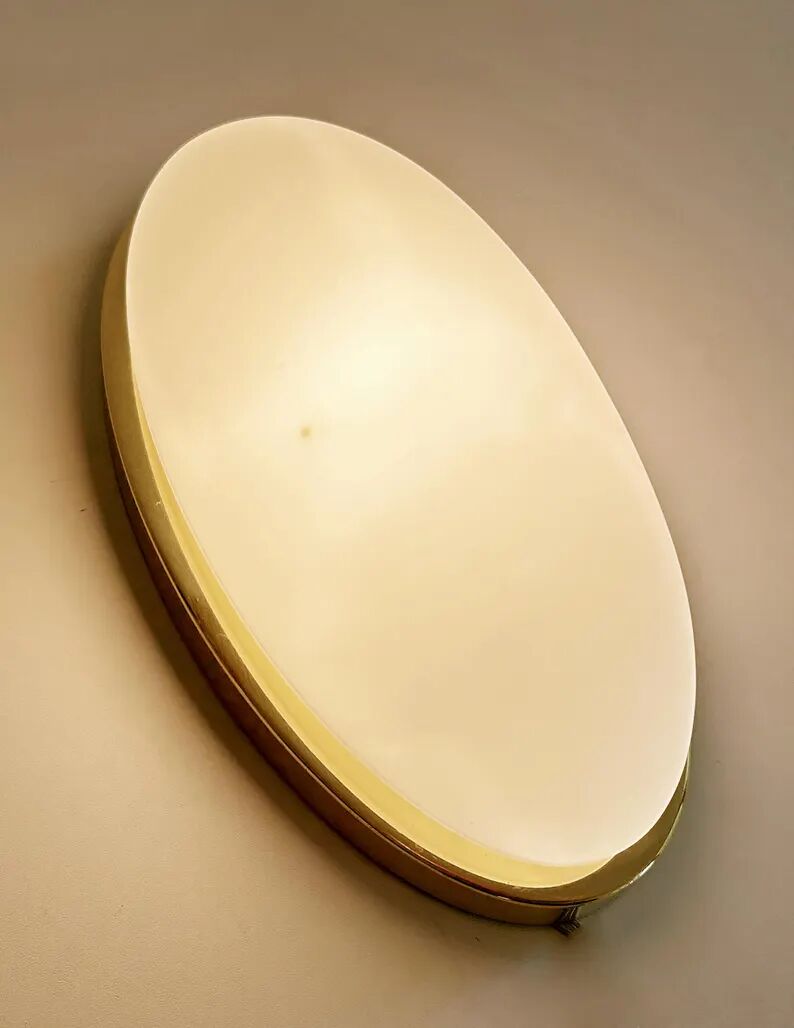 Pair of Vintage Limburg Glass  Wall Lights