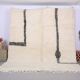 Handmade wool Berber rug 300X200 cm