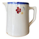 Old earthenware pitcher Digoin Sarreguemines Mary Lou