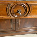 Wooden and marble sideboard