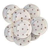 Lot de 8 assietts à dessert