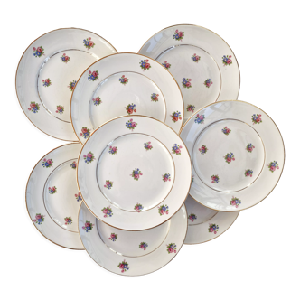 Lot de 8 assietts à dessert