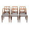6 chaises par Johannes Andersen pour Uldum Mobelfabrik, 1960
