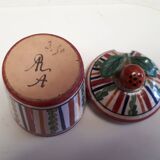 Small mustard pot signed AR-A in ceramic