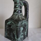 Original pitcher in sandstone, green color