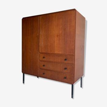 Armoire commode en teck vintage