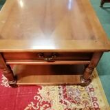 Living room table with two drawers