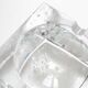 Bubble blown glass ashtray by Nybro Sweden