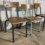 Lot 3 child size school chairs