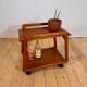 Danish teak bar cart, 1960s