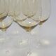 Set of 9 stemmed glasses