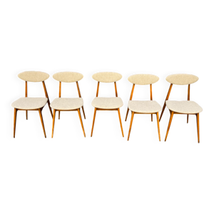 (lot) Suite de 5 Chaises - pied