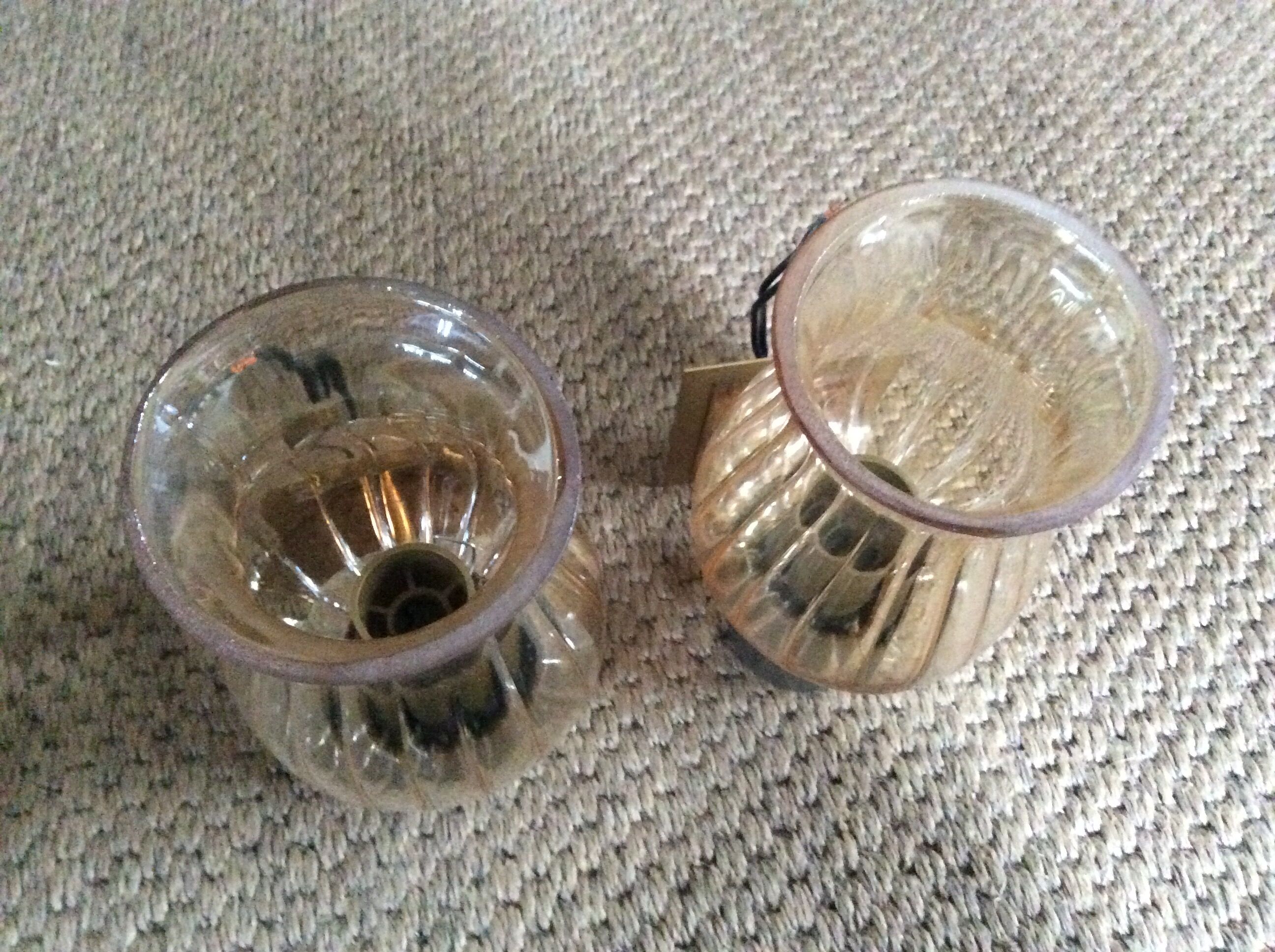 Pair of vintage wall lamps