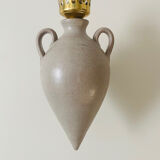 Amphora sconces in stoneware