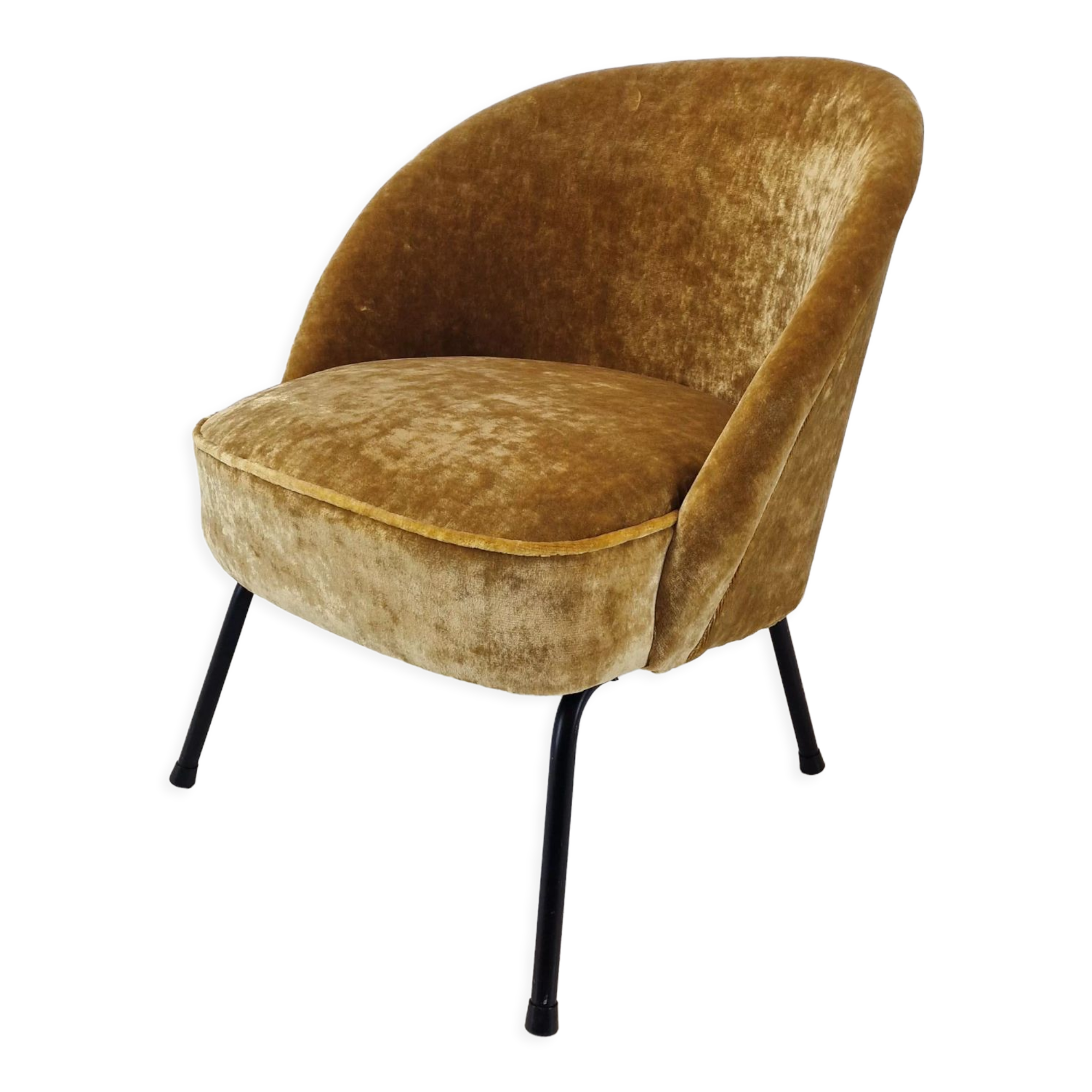 Mid Century Dutch Cocktail or Side Chair, 1970s
