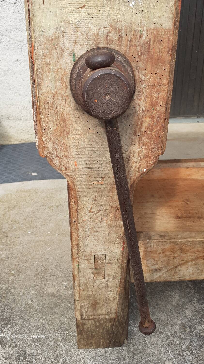Établi menuisier en bois