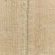 Tapis de couloir vintage turc crème et marron