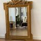 Old mirror with pediment  72x112cm