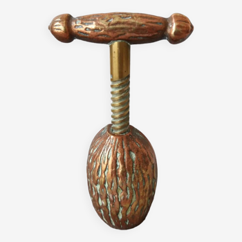 German nutcracker in the shape of a walnut