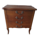 Commode rustique en bois brut