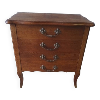 Commode rustique en bois brut