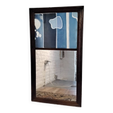 Overmantel mirror abstract decor
