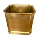 Massive brass pot cover
