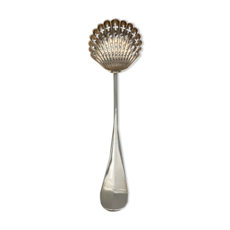 Spoon to sprinkle in solid silver poincon minerve