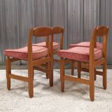 Set of 4 Guillerme et Chambron designer chairs, Votre Maison edition