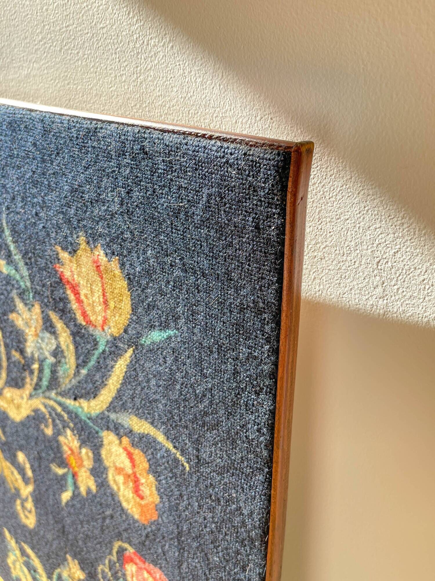 Large vintage floral pattern tapestry, 1970s