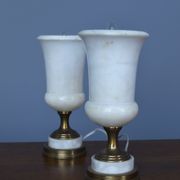 Alabaster table lamps, 1950s, set of 2