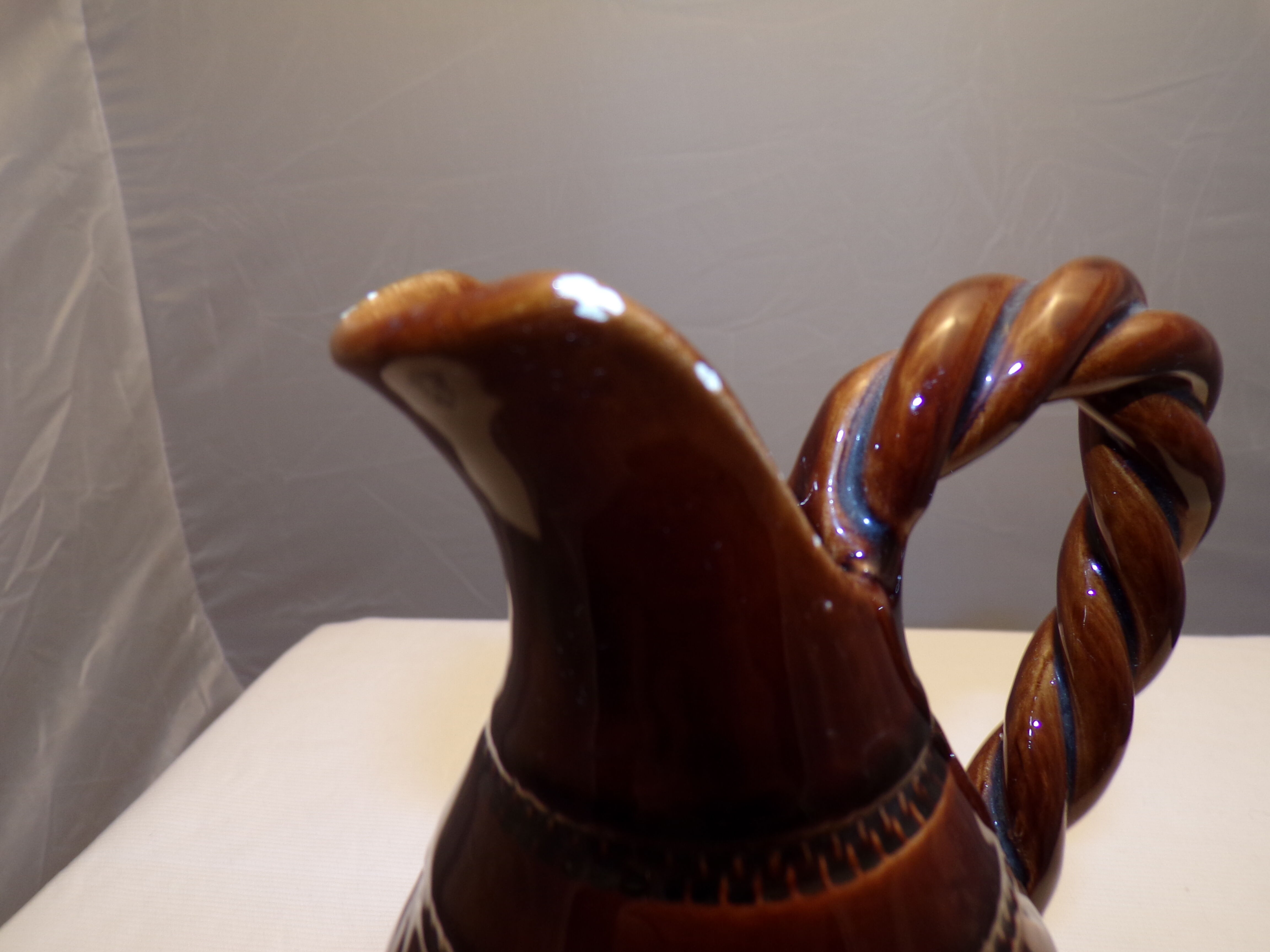 Vallauris jug ceramic by Jean Gaziello