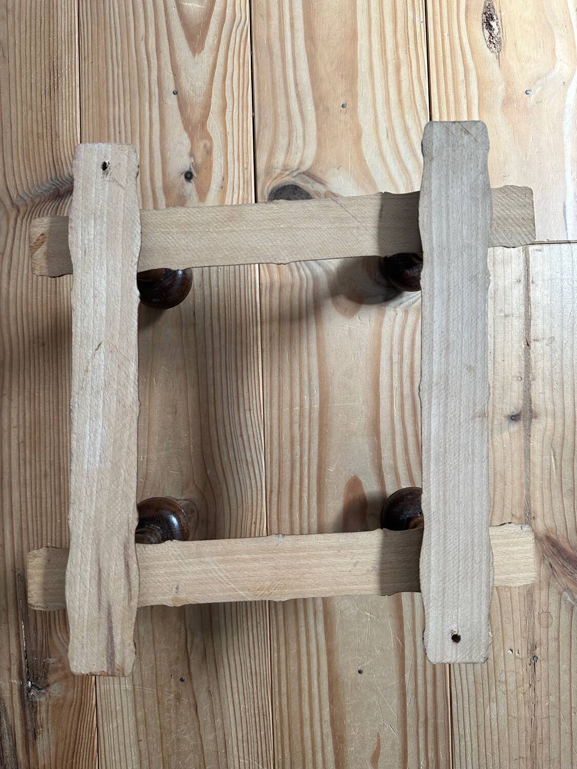 Porte manteau accordéon imitation bambou