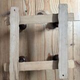 Bamboo imitation accordion coat rack