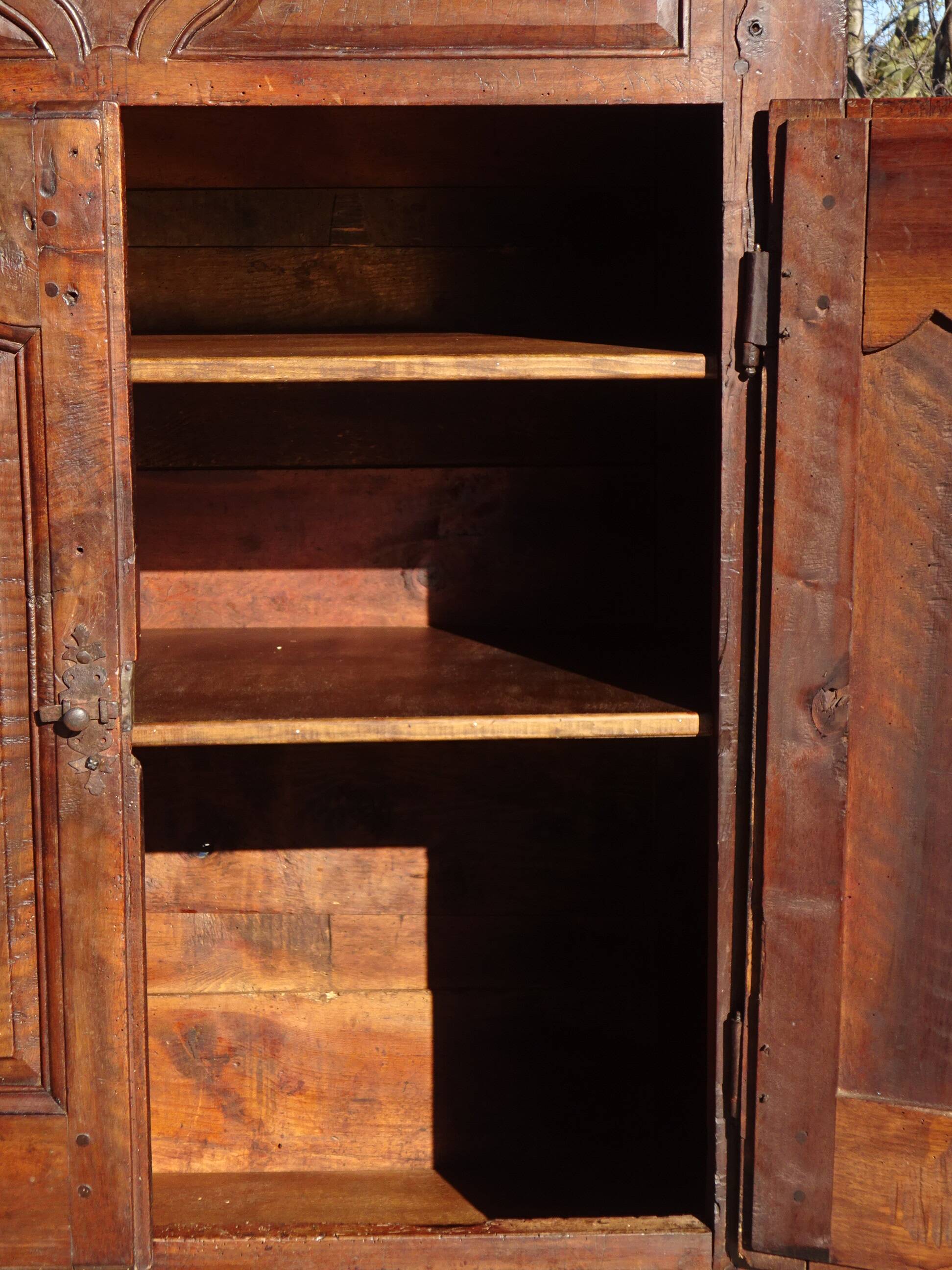 Antique walnut wedding sideboard