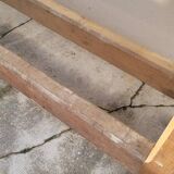 Carpenter's workbench in old solid oak - 2m50