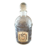 Old Guerlain perfume bottle engraved glass bees